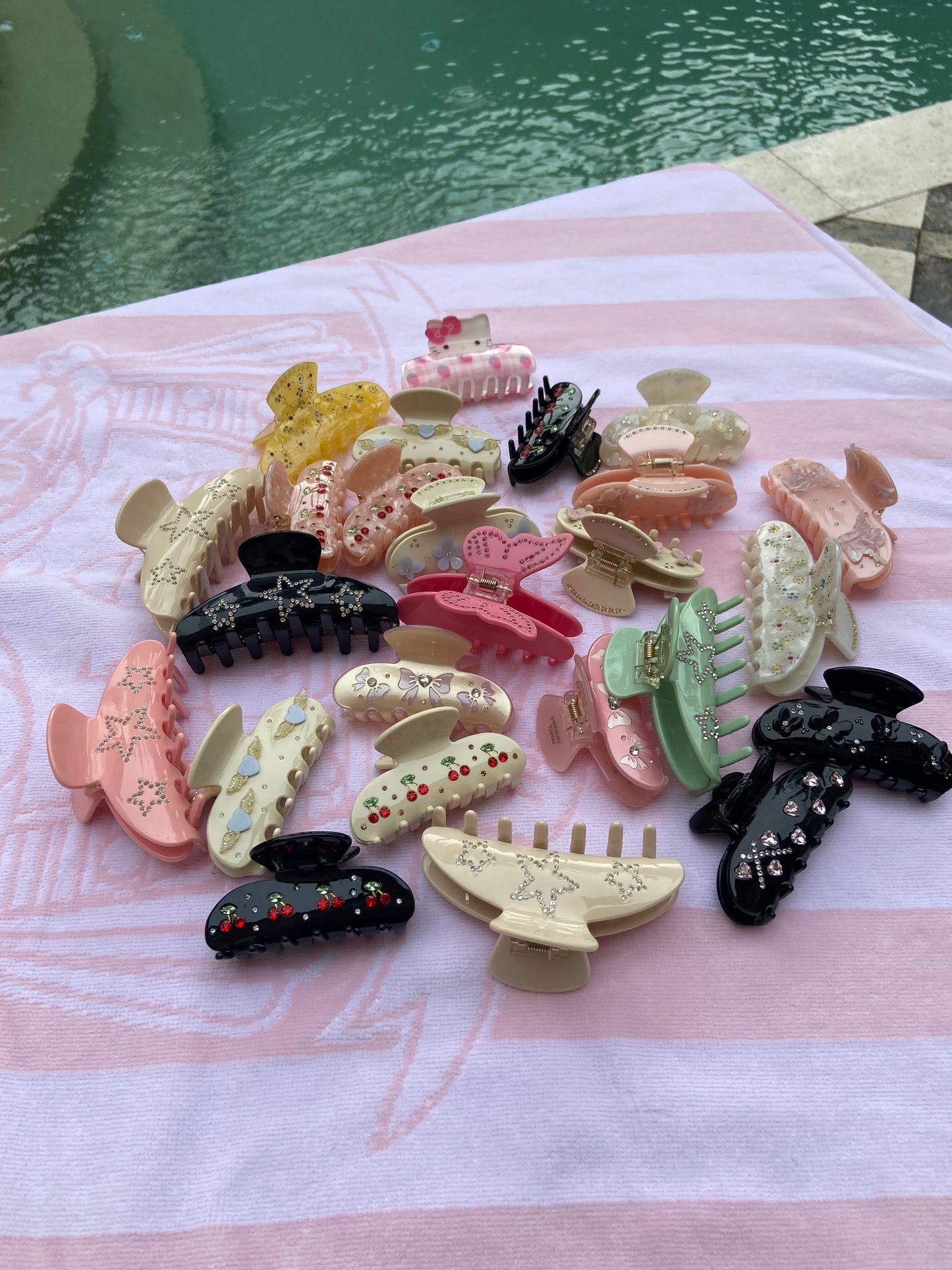 Cherry Blossom Claw Clips